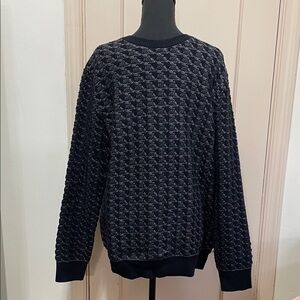 Banana Republic Men's Dark Gray Crewneck Sweater